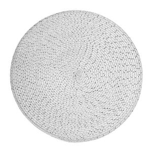 Asztali szőnyeg átmérője 38 Fehér kerek pirítós tányérokhoz