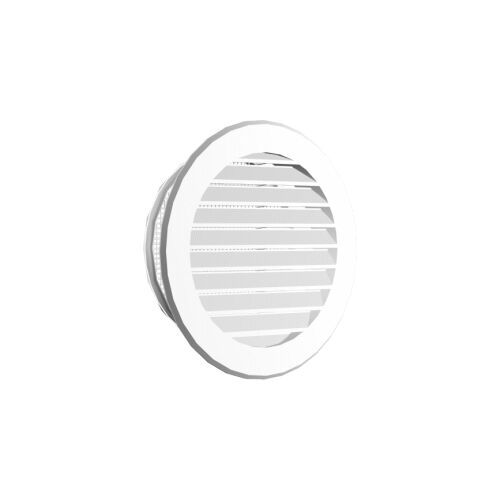 KEREK RÁCS FI80 115MM FEHÉR - KRA 023 BI Fehér Kerek Szellőzőrács 115mm - Szellőzőrács