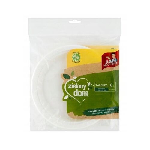 Jan Niezbędny eldobható cukornád tányérok EKO 6 db 146695310