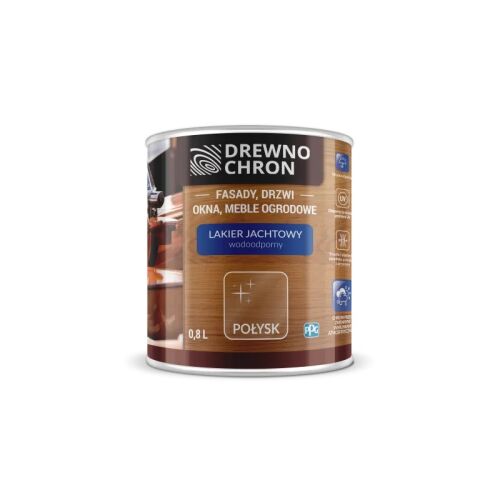 DREWNOCHRON YACHT LAKK FÉNYES 0,8L - 5IMLA.POŁ0,8 146695679