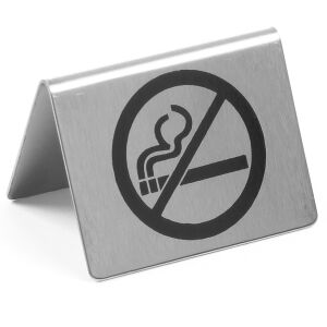 TILOS A DOHÁNYZÁS tájékoztató tábla, rozsdamentes acél - Hendi 663660 146695717 - Jelölés & Figyelmeztetés