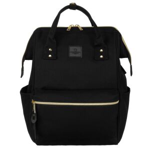 PTN ALFA-5983 fekete szövet hátizsák