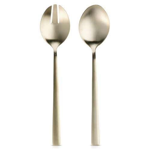 Arany acél salátáskanál 25 cm 2 db. 146697006