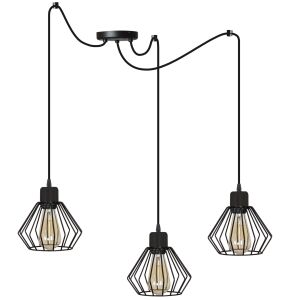 IPARI DRÓTLÁMPA LED NAPPALI CSILLÁR 146698187 - Lámpa & Világítás