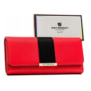 Nagy, vízszintes női pénztárca öko bőrből - Peterson 146698730 - Női kiegészítő
