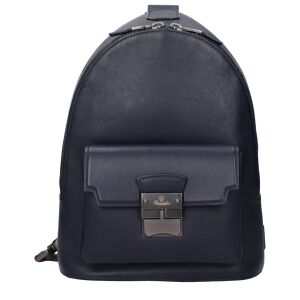 Pineider Blue Leather Backpack 146699586 - Divat & Öltözködés