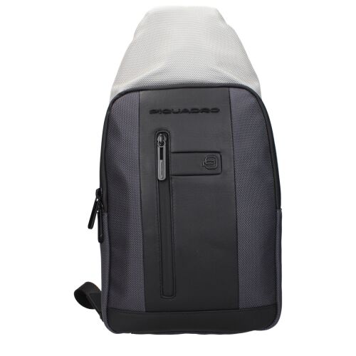 Piquadro Gray Fabric Backpack 146699592