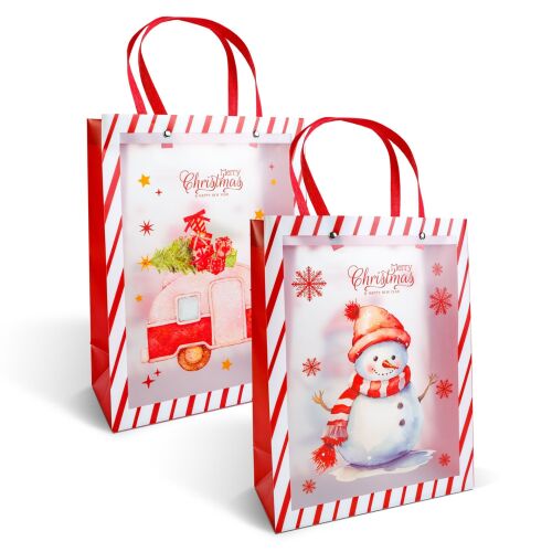 Karácsonyi ajándéktáska - 32 x 25 x 11 cm - 2 féle (59726) 146699757