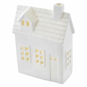 LED kerámia ház, 18 cm, 1x CR2032, beltéri, meleg fehér, időzítővel 146699813 - Karácsony