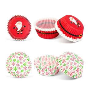 Karácsonyi muffinpapír - Mikulás - 40 db / csomag (58655A) 146699962 - Muffin papír