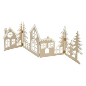 LED dekoráció, fa - falusi, 60 cm, 2x AA, meleg fehér, időzítő 146700051 - Karácsony