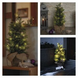 LED karácsonyfa, 120 cm, kültérre és beltérre, meleg fehér 146700453 - Karácsony