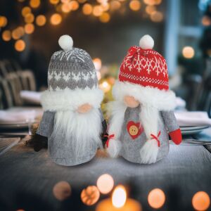 Karácsonyi skandináv manó - 20 x 11 x 8 cm - 2 féle (59507) 146700806 - Szezonális dekoráció