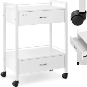 Fodrász kozmetikai kocsi 2 fiókkal, 2 polccal 62,5 x 40 x 85,5 cm