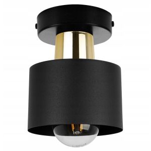 MENNYEZETI LÁMPA, FALI LÁMPA, PLAFON, LÁMPABÚRA, FEKETE LED