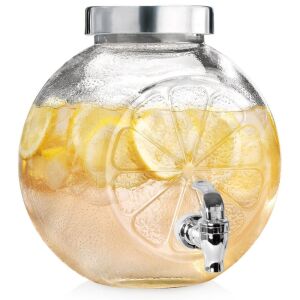 Üveg italoskancsó csappal 5,4 l