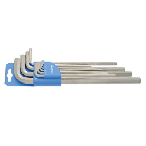 Set de chei locas hexagonal lungi in suport de plastic 146703744