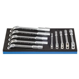 964/18ASOS Set de capete cu chei inelare dublu cotite in modul SOS / 10 piese - 621073 146703804 - Unelte de mână