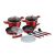 Berlinger Haus BH-6781 Cookware Set, 14+2 pieces, Metallic Line Burgundy Edition 54118452