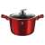 Berlinger Haus Burgundy Metallic Stock Pot with Glass Lid