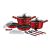 Berlinger Haus BH-6781 Set posuđa, 14+2 dijela, Metallic Line Burgundy Edition
 54118452
