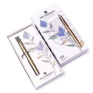 PTN 222-GB-8501 olíva-ezüst golyóstoll dobozban 146704978 - Ajándék toll