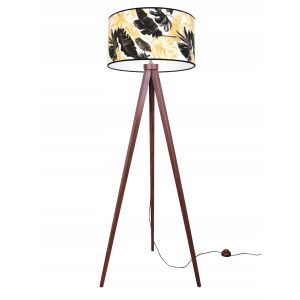ÁLLÓLÁMPA, HÁROMPÓDOS LÁMPABÚRA, ARANYVIRÁGOK, LED 146705860 - Állólámpa