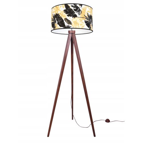 ÁLLÓLÁMPA, HÁROMPÓDOS LÁMPABÚRA, ARANYVIRÁGOK, LED 146705860