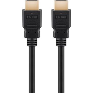 Goobay | Férfi | 19 tűs HDMI Type A | Férfi | 19 tűs HDMI Type A | 2m | Fekete 146706019 - HDMI kábel