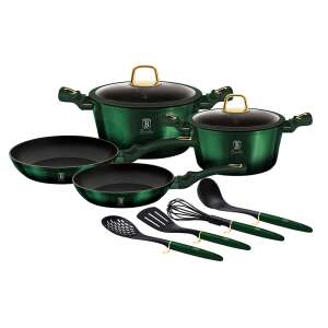 Berlinger Haus Emerald 17-Piece Kitchen Cookware Set Emerald Collection