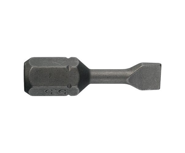Bit TORSION 1/4'' DIN/ISO 1173 Forma C 6,3 - profil lat, DIM 0,5 x 4,0, L 25
