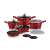 Berlinger Haus BH-7030 13-dijelni set posuđa, Metallic Line Burgundy Edition 135771387