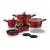 Berlinger Haus BH-7030 13-dijelni set posuđa, Metallic Line Burgundy Edition 135771387