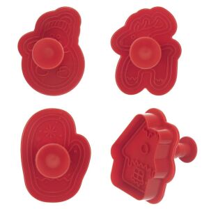 Karácsonyi sütiformák 4 db. 146706939 - Sütemény kiszúró