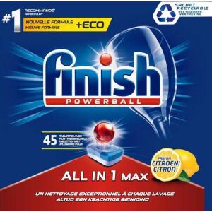 Finish Powerball All in1 Max Citrus mosogatógép kapszula 45 db. 146707452 - Gépi mosogatás