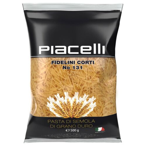 Piacelli Fidelini Corti No. 131 Búzadara tészta 500 g 146707482
