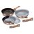 Berlinger Haus Metallic Line Rose Gold Edition 5-teiliges Bratpfannen-Set mit abnehmbarem Griff