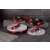 Berlinger Haus BH-7053 Metallic Line Burgundy Edition 5-teiliges Bratpfannen-Set mit abnehmbaren Griffen