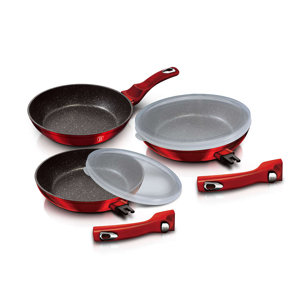 E-shop Berlinger Haus BH-7053 Metallic Line Burgundy Edition 5-dielna sa...