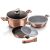 Berlinger Haus BH-7051 6-piece dinnerware set with detachable handle, Metallic Line Rose Gold Edition 42892135