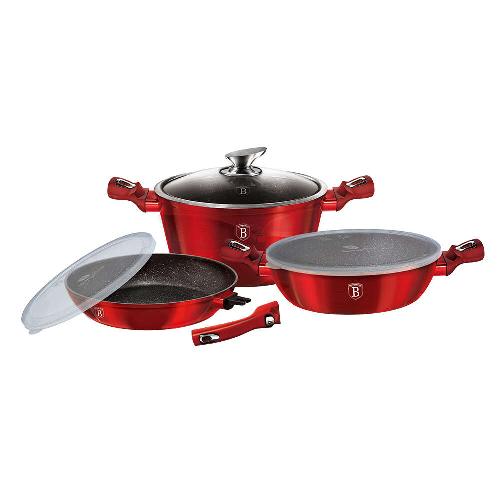 Berlinger Haus BH-7050 Metallic Line Burgundy Edition 6 részes Ed...