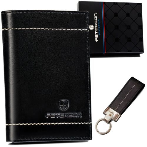 Bőr tok + kulcstartó készlet PTN ZM59-ZESTAW-2984 Fekete 146708270