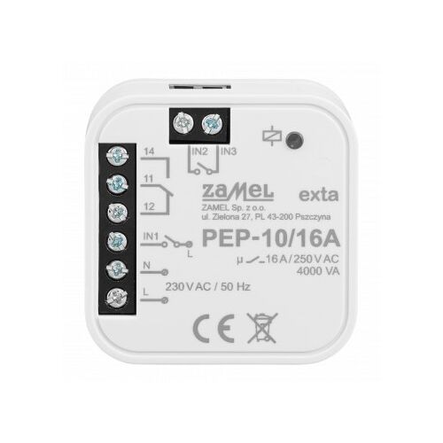Potenciálmentes relémodul, megengedett, 16A, 230V PEP-10/16A 146709181