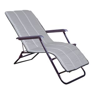 Steppelt habszivacs nyugágypárna 165x50 cm sötétszürke