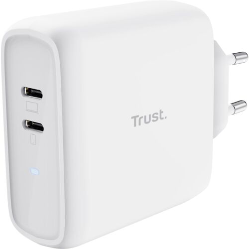 Trust MAXO 65W 2P USB-C CHARGER fehér töltőfej (25381) 146713240
