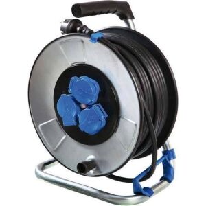 AS Schwabe 10333 Kábeldob 33.00 m Fekete Védőérintkezős dugó ( ) 146714194 - Hosszabbító