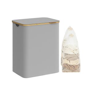 Plastový kôš na bielizeň, sivý 146714379 - Nádoby na špinavú bielizeň