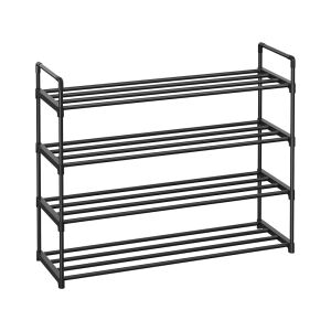 Suport metalic pentru pantofi cu 4 niveluri 92x30x72cm 146714385 - Depozitare pantofi