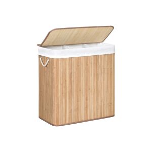 Kosz na pranie bambusowy 60x40x61.5cm 146714395 - Zanieczyszczający