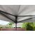 3x4,5 UV állóbb szürke tetőponyva kerti pavilonhoz rendezvény piaci sátorhoz ST40 146714505
